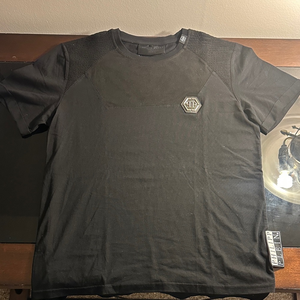 Philipp Plein Black Short Sleeve Men's Tee